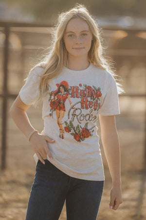 Ruby Red Rodeo Tee - Rodeo Quincy