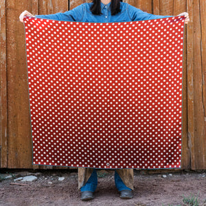 Red Baldy Ranchi Rag - Fringe Scarves