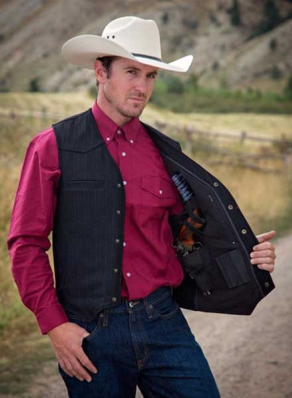 Charcoal Ranger Vest - Wyoming Traders