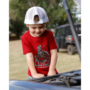 Toddlers Boy's Burgundy Cinch Logo Graphic Tee - Cinch