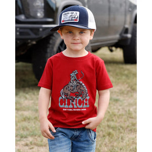 Infant Boy's Burgundy Cinch Logo Graphic Tee - Cinch