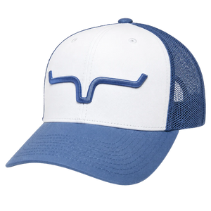 Weekly Trucker White/Slate Cap - Kimes Ranch