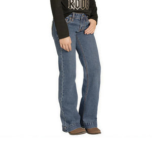 Girl's Raised Bootstitch Jeans - Rock & Roll Denim