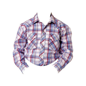 Boy's Plaid Snap Shirt - Roper