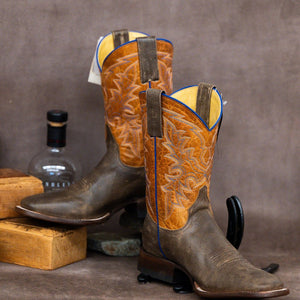 Roper Colt Square Toe Vintage Brown