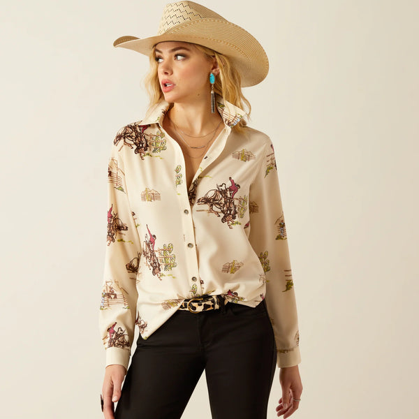 Women's Homestyle Round Up Shirt - Ariat