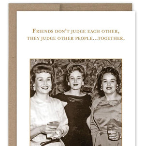 Judge Other People BDAY Card - Shannon Martin