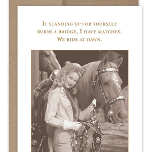 We Ride at Dawn Card - Shannon Martin