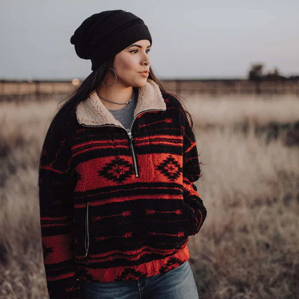 Women's Roxie Aztec Pullover - STS Ranchwear