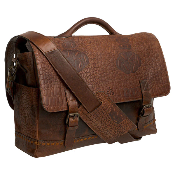 Men's Croc Messenger Bag - STS Ranchwear