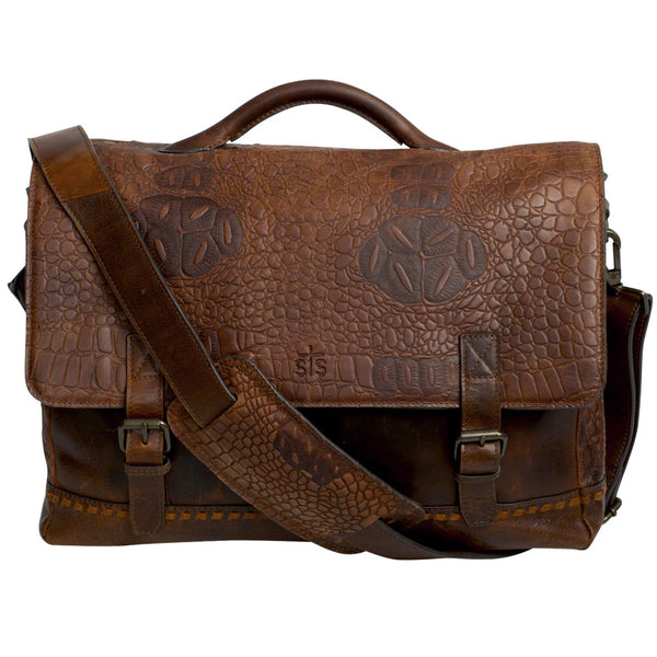 Men's Croc Messenger Bag - STS Ranchwear