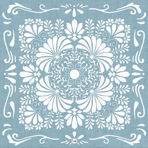 Bonita Bandana Chambray - Fringe Scarves