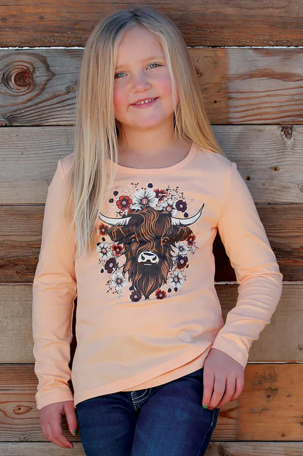 Girl's Highland Cow Shirt - Cruel Girl