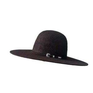 6X Latigo Black Cherry Grizzly Felt Hat - Serratelli Hat Co.
