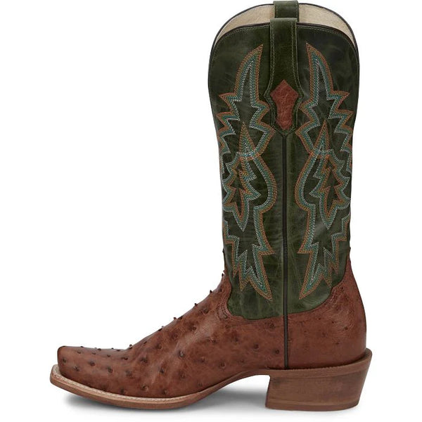 Men's Rylen Brandy Green Ostrich Boot - Tony Lama