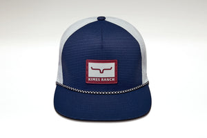 Tasso Dark Blue Cap - Kimes Ranch