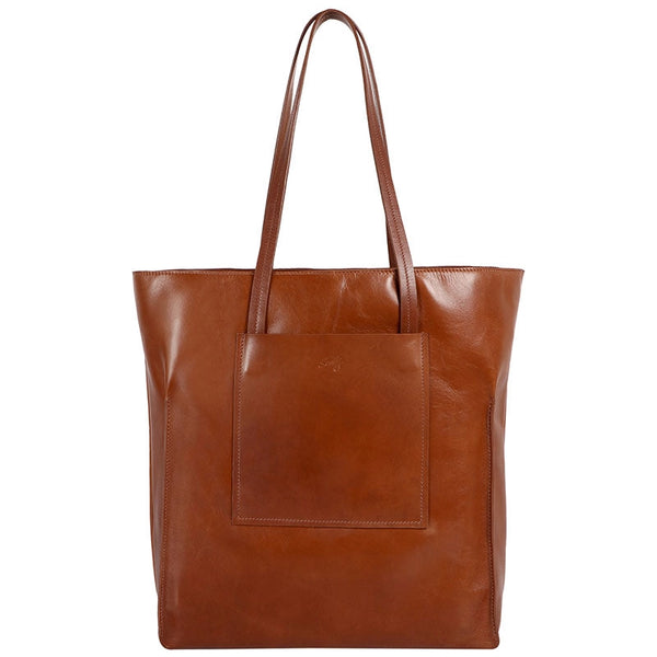 Brown Tiffany Tote- Scully