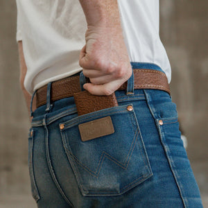 Bison Tri-Fold Wallet - Vintage Bison