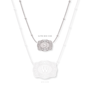 Ultra Mini Buckle Necklace - SpurWest