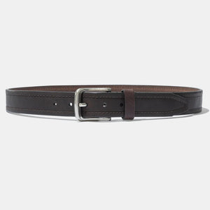 Gettysburg Dark Chocolate Belt - Vintage Bison