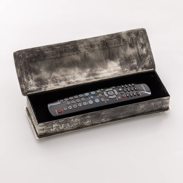 Three Stone Long Stamped Box - J. Alexander