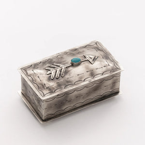 Arrow and Turquoise Stamped Box - J. Alexander