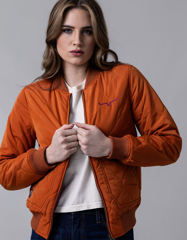 Women's Marinos Bomber Jacket - Kimes Ranch