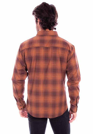 Men's Worn Out's Plaid Shirt- Scully