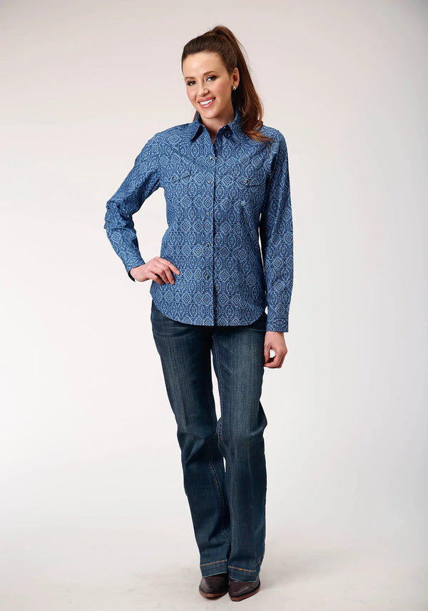 Womens Paisley Shirt by Roper