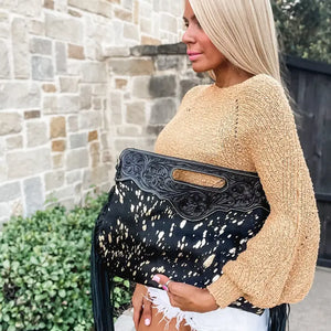 The Maggie With Fringe Handbag - Boho Ranch