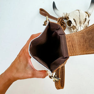 Haydee Tooled Phone Crossbody  - Boho Ranch Shop