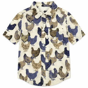 Girl's Henhouse Honey Button-Up - Cotton & Rye