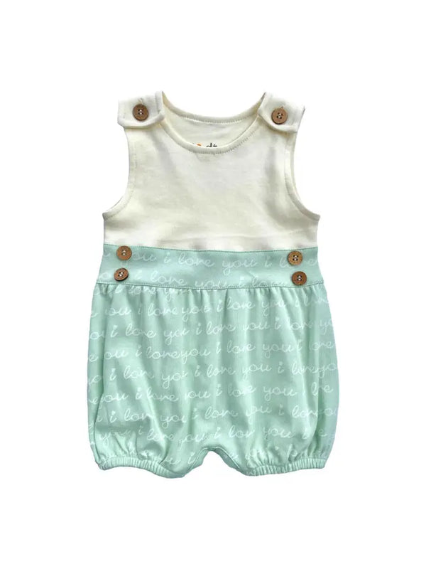 Organic Cotton Bubble Romper - Cat & Dogma