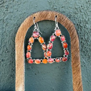 Pink Dream Sterling Silver Dangle Earrings - Nizhoni Traders LLC