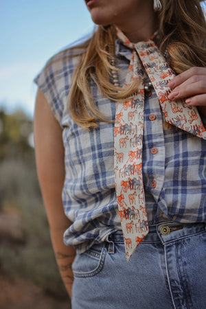 Western Silk Twilly - Tirzah Lane Art