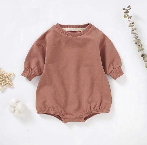 Baby Sweater Bubble Romper - Boho + Babe