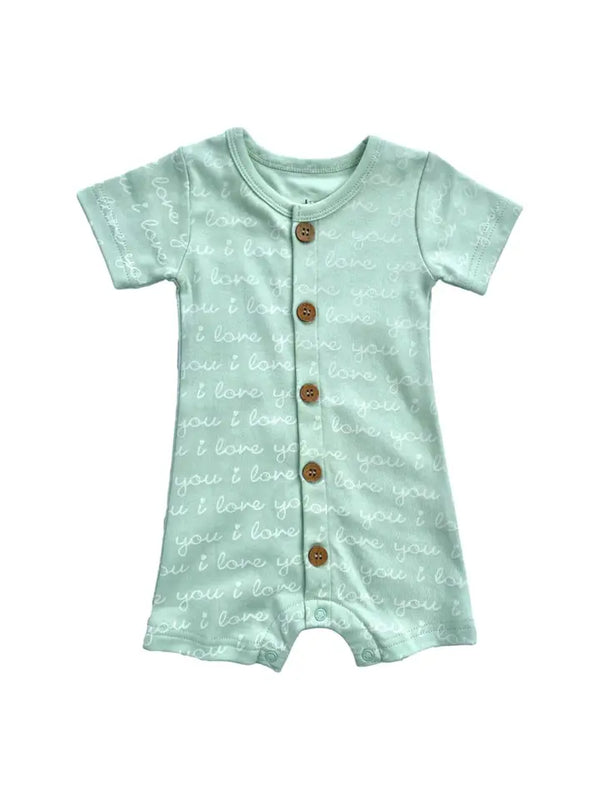 Organic Cotton Short Sleeve Romper