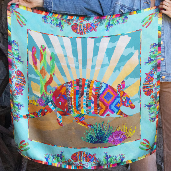 On The Road Again (Armadillo) - Fringe Scarves