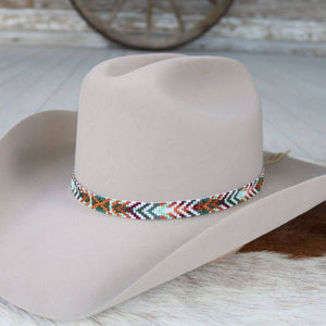 Western Beaded Hat Band/Solara - Willow Lane Hat Co.