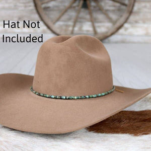 African Turquoise Stone Hat Band - Willow Lane Hat Co.