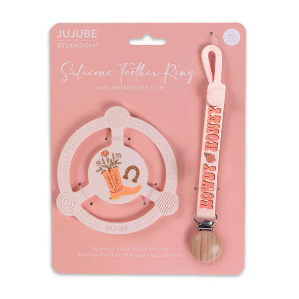 Silicone Teether Ring - JuJuBe