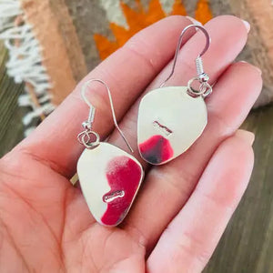 Navajo Turquoise Sterling Dangle Earrings - Nizhoni Traders LLC