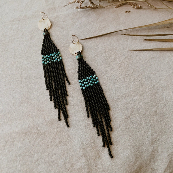 River Earrings Set - Stone and Sky