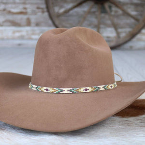 Western Beaded Hat Band/Santa Fe -Willow Lane Hat Co.
