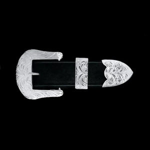 The Engraved Tombstone Buckle Set