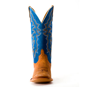 Men's Blue Jeans Top Boots - Horse Power