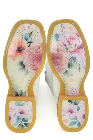 Women's White Wedding Boot - Tin Haul