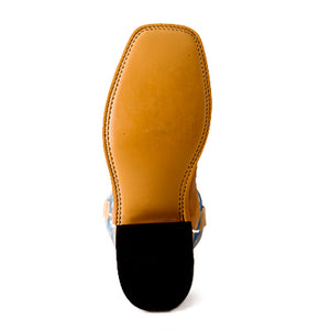 Men's Blue Jeans Top Boots - Horse Power