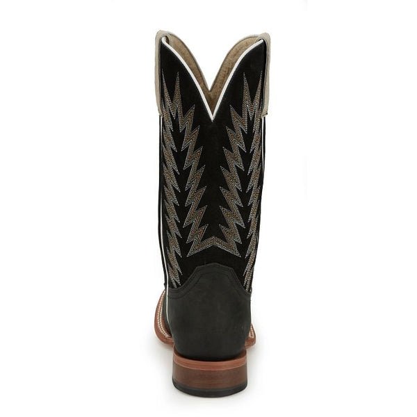 Hombre Matte Black Boots- Justin Boots