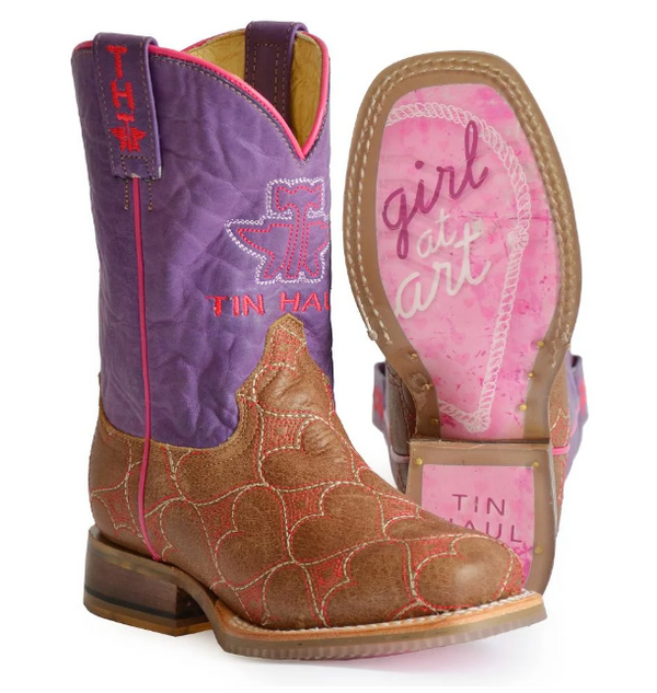 Toddler's Lotta Heart Cowgirl Boots - Tin Haul